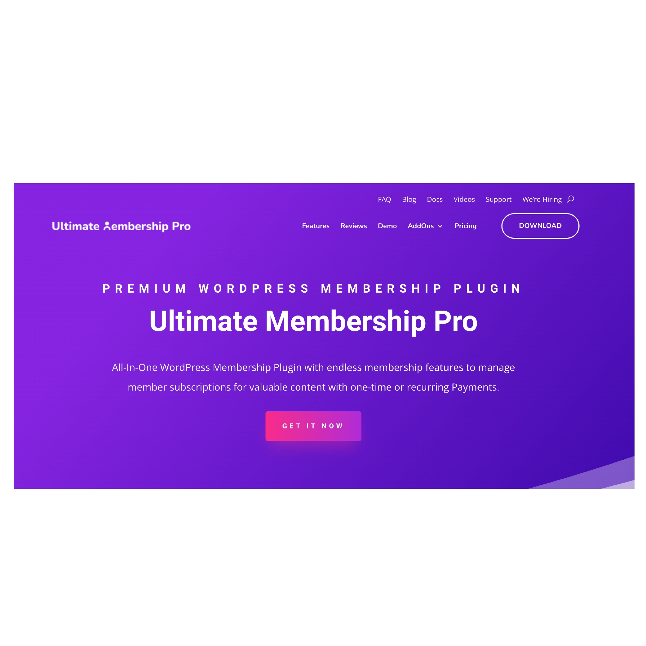 Ultimate Membership Pro - WordPress 会员插件